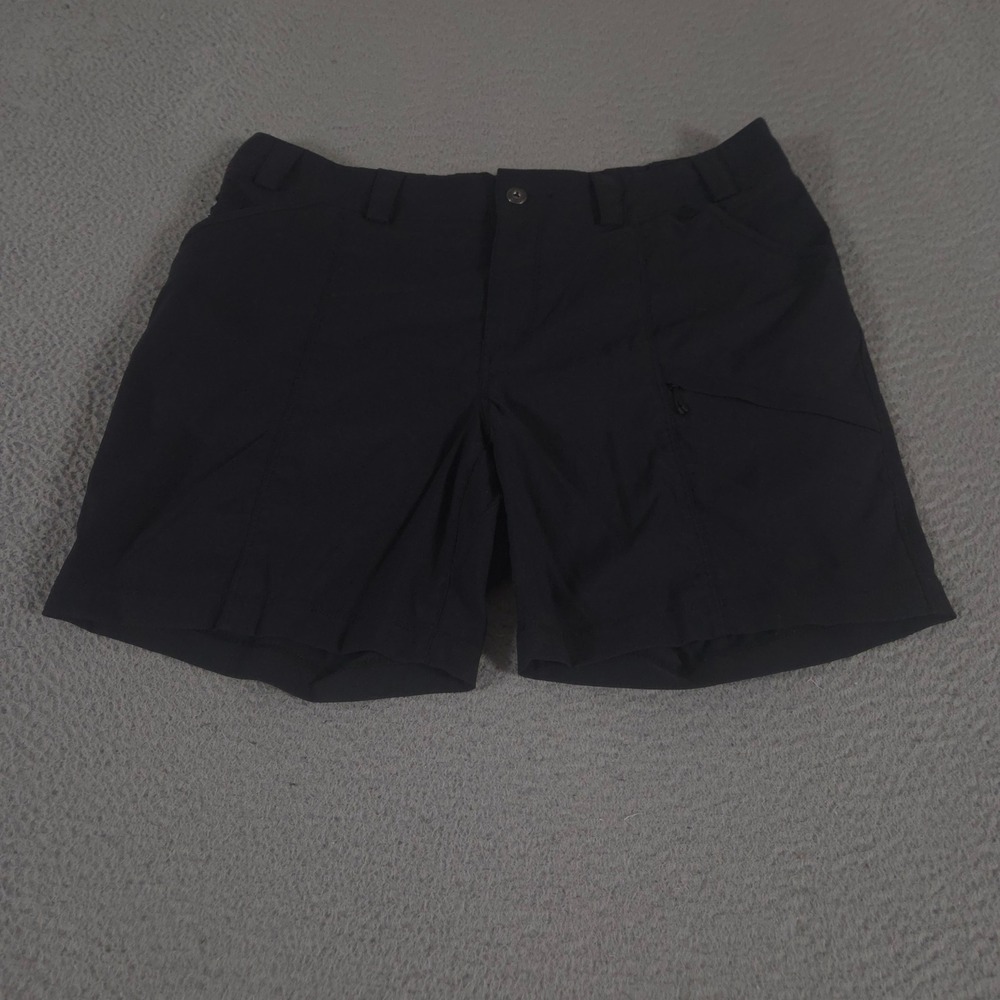 Duluth Trading Co Shorts Womens 16 Black Dry on the Fly 7" Nylon Stretch Hiking